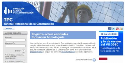 fundacion laboral de la contruccion diploma homologado