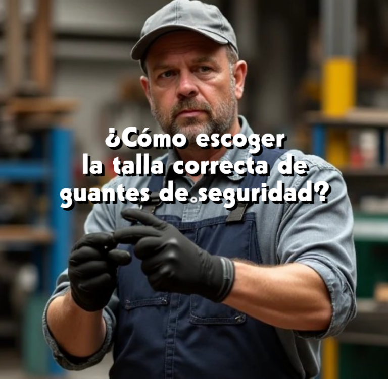 ¿Cómo escoger la talla correcta de guantes de seguridad?