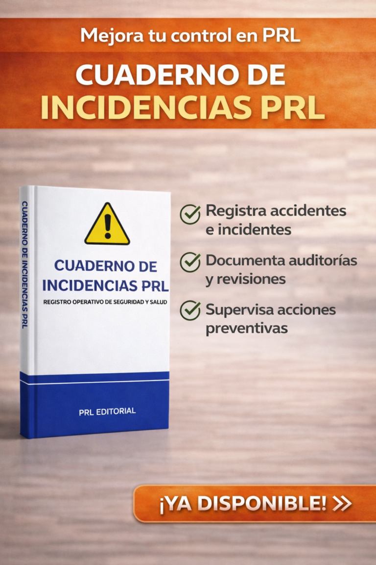 Cuaderno de incidencias PRL