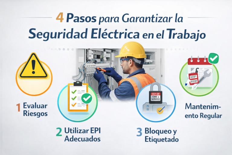 4 Pasos para Garantizar la Seguridad Eléctrica en el Trabajo