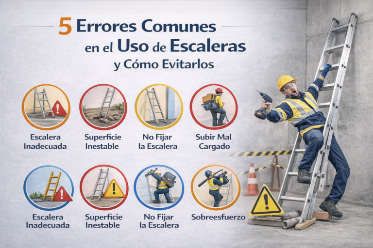 5 Errores Comunes en el Uso de Escaleras y Cómo Evitarlos