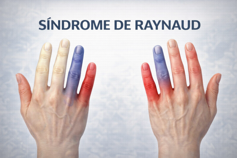 Enfermedad de Raynaud - Síntomas y causas