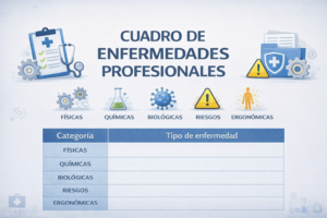 Real Decreto 1299/2006, de 10 de noviembre, por el que se aprueba el cuadro de enfermedades profesionales en el sistema de la Seguridad Social y se establecen criterios para su notificación y registro.