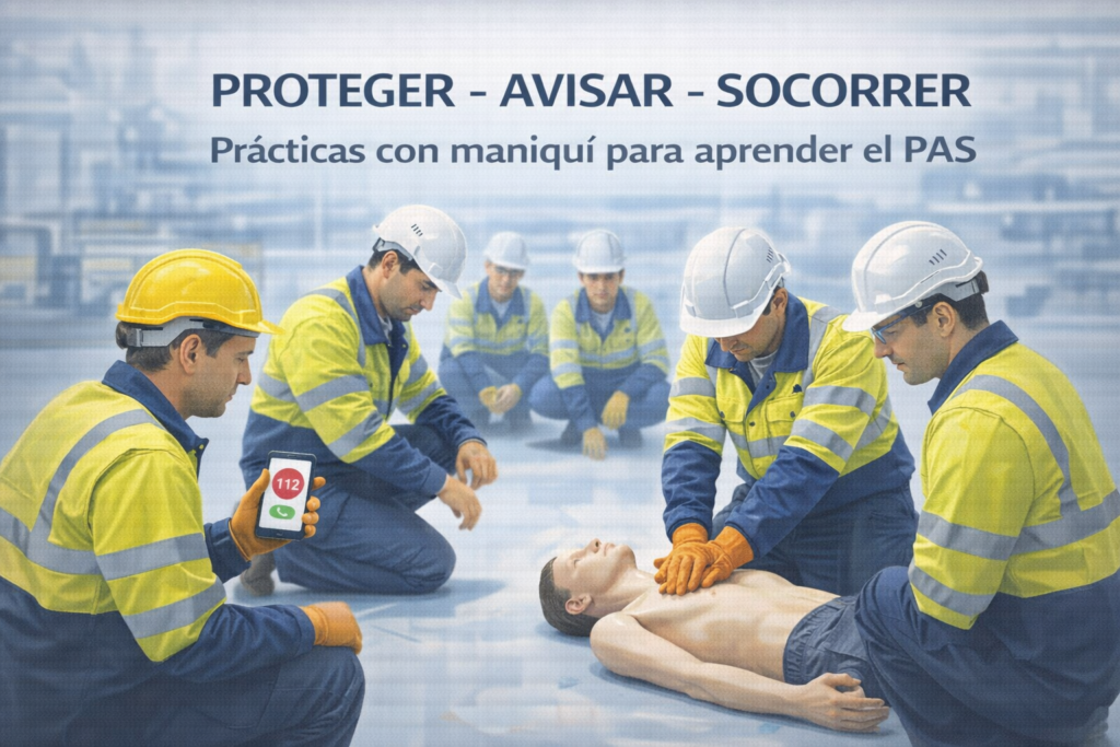 Formación en PAS para trabajadores y mandos intermedios