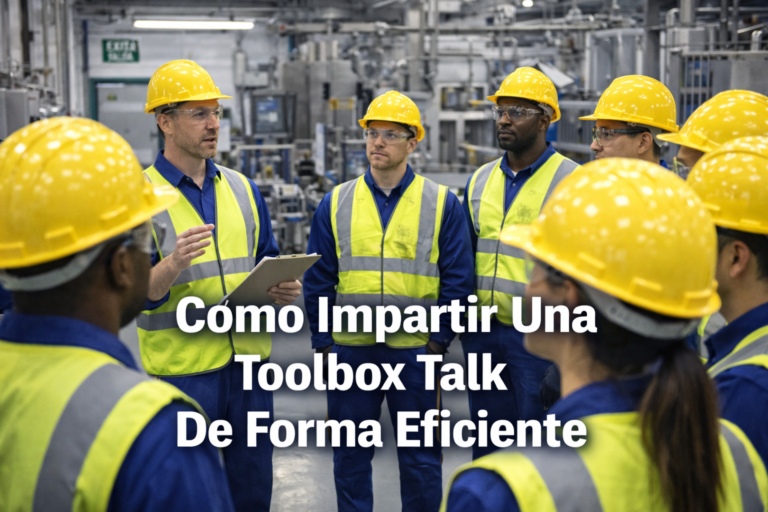 Para impartir una Toolbox Talk eficiente, prepárate bien, manténla corta y específica (5-15 min), hazla interactiva con demostraciones y preguntas, y enfócala en los riesgos reales del día, usando ejemplos prácticos y visuales para asegurar la participación y comprensión del equipo, fomentando la discusión en lugar de una conferencia