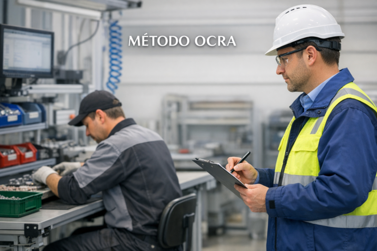 El Método OCRA (Occupational Repetitive Actions) es un procedimiento ergonómico diseñado para evaluar el riesgo de trastornos musculoesqueléticos derivados de movimientos repetitivos en los miembros superiores