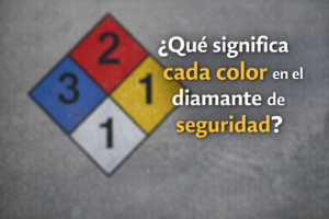 ¿Qué significa cada color en el diamante de seguridad?