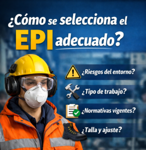 ¿Cómo se selecciona el EPI adecuado?