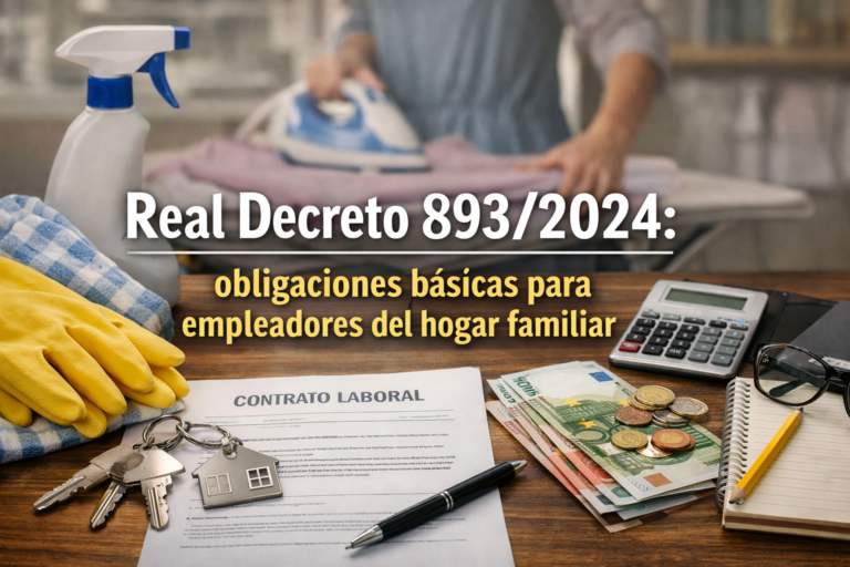 Real Decreto 893/2024: obligaciones básicas para empleadores del hogar familiar
