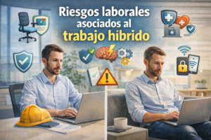 Riesgos laborales asociados al trabajo híbrido