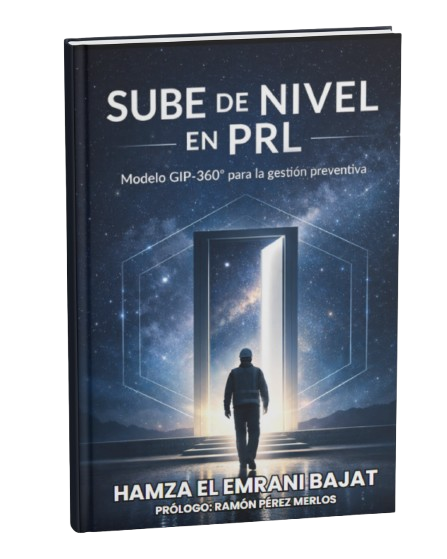 Libro Sube de nivel la PRL Modelo GIP-360º Autor Hamza el Emrani Bajat, Prólogo Ramón Pérez Merlos