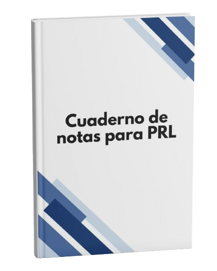 Recursos PRL: Catálogo cuaderno de notas para PRL