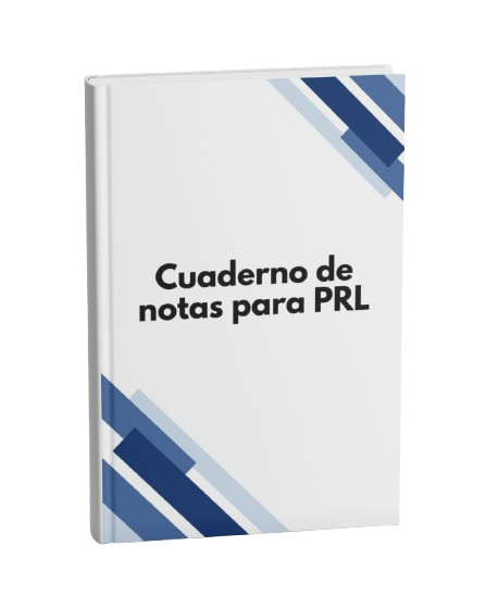 ideas de regalo cuaderno de notas prl para prevencionistas, prevención de riesgos laborales, seguridad y salud en el trabajo
