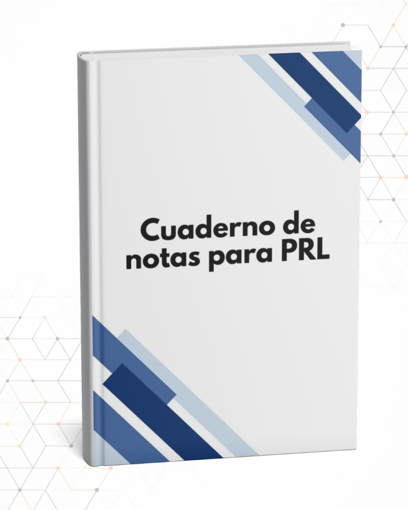 Recursos PRL: cuaderno de notas para PRL