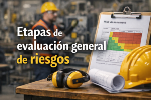 Etapas de evaluación general de riegos