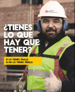 Campaña prevención de riesgos laborales