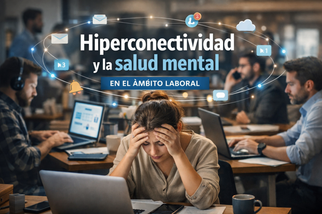Hiperconectividad y la salud mental en el ámbito laboral