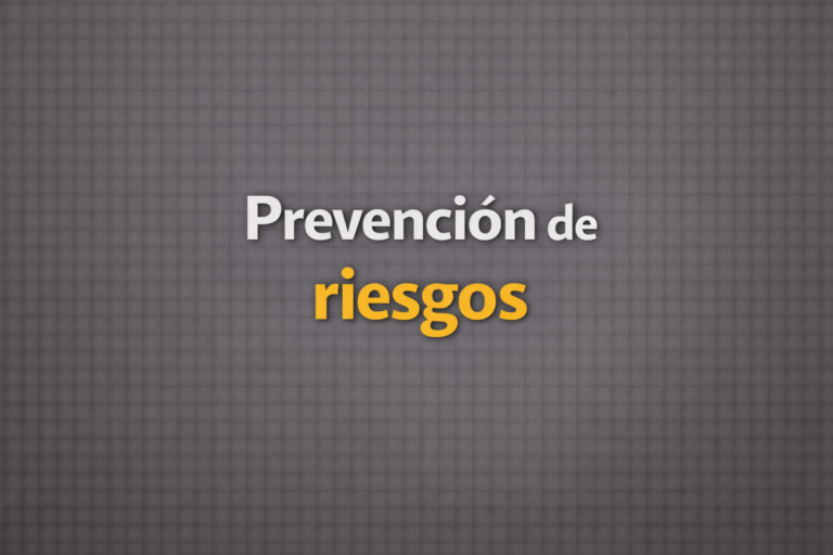 Prevención de riesgos