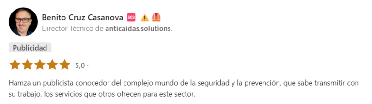 Testimonio 1 de un cliente