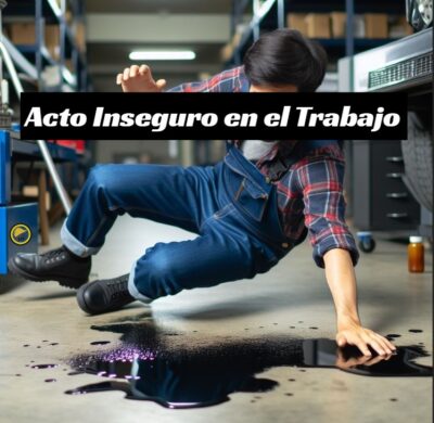 acto inseguro en el trabajo