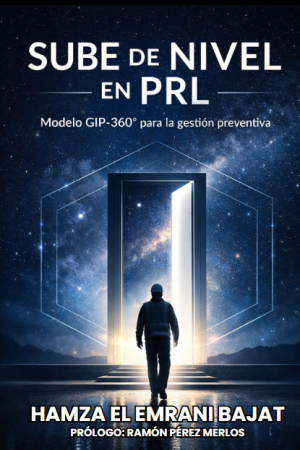 Libro Sube de nivel la PRL Modelo GIP-360º Autor Hamza el Emrani Bajat, Prólogo Ramón Pérez Merlos