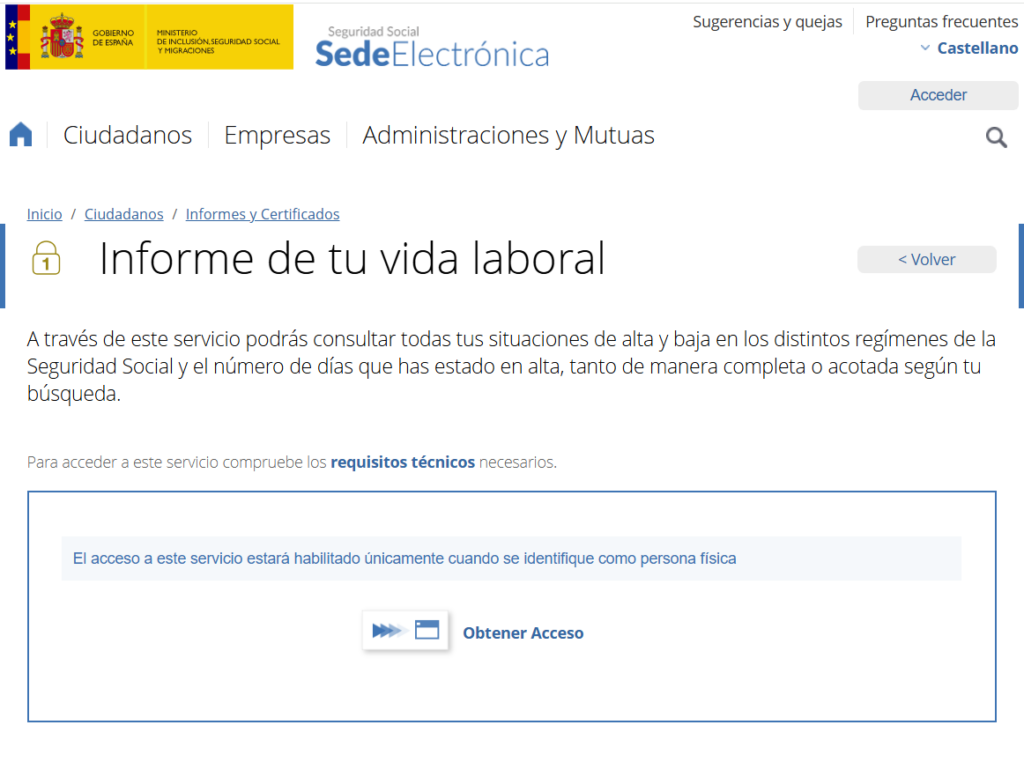 Cómo conseguir tu Vida Laboral gratis y rápido