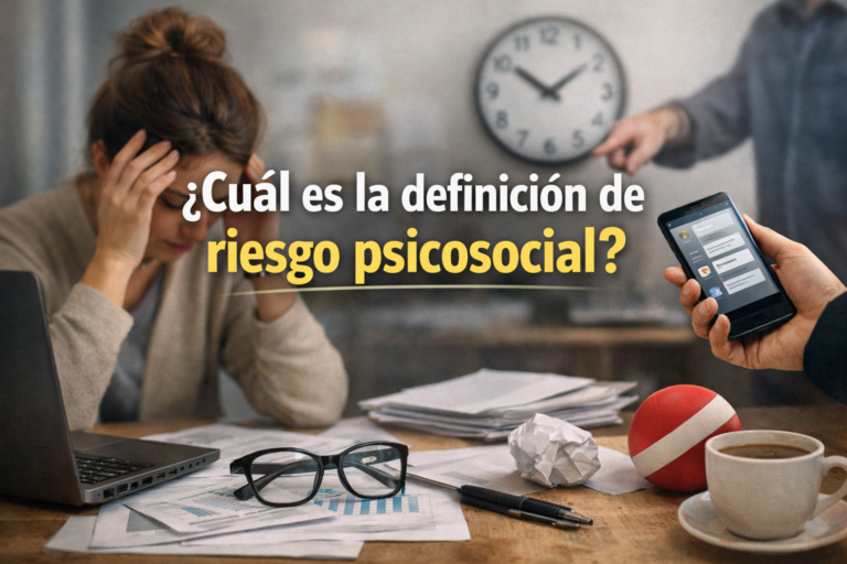 ¿Cuál es la definición de riesgo psicosocial?