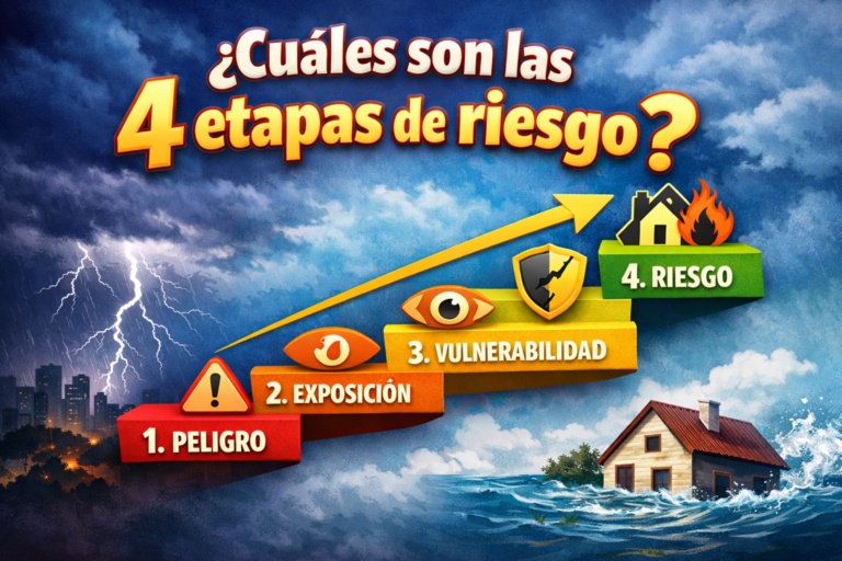 ¿Cuáles son las 4 etapas de riesgo?