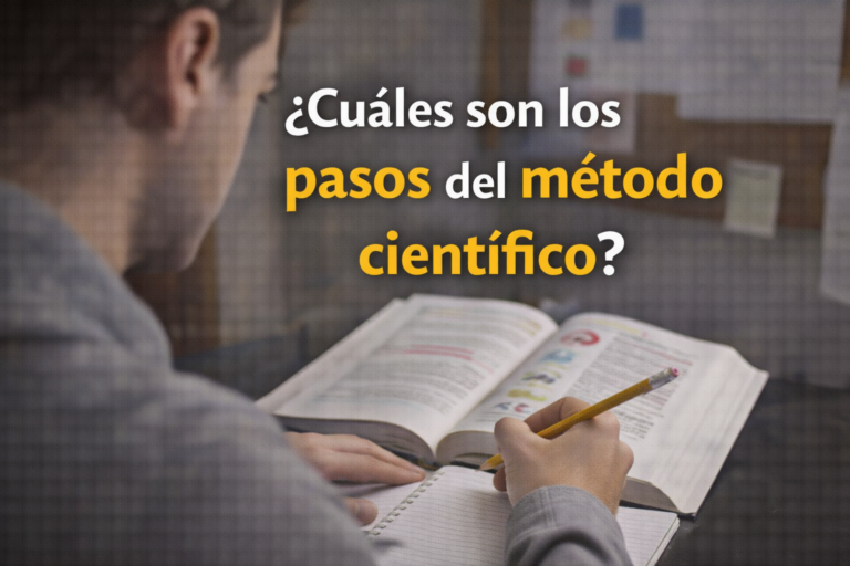 ¿Cuáles son los pasos del método científico
