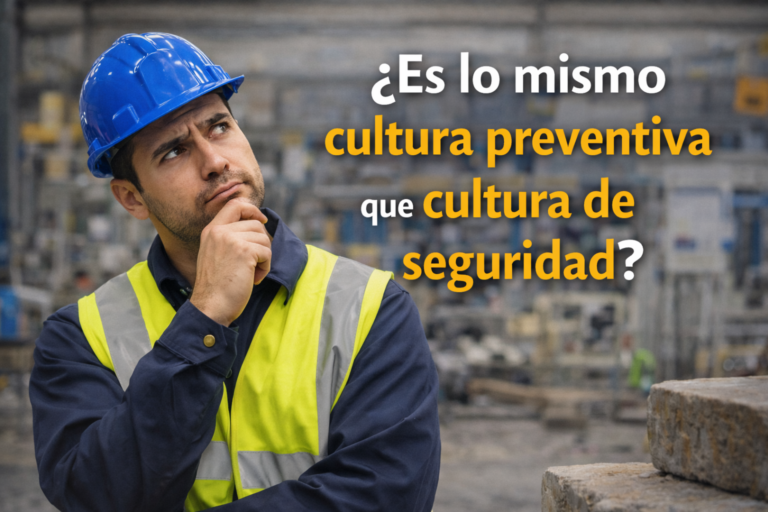 Seleccionar ¿Es lo mismo cultura preventiva que cultura de seguridad? ¿Es lo mismo cultura preventiva que cultura de seguridad?
