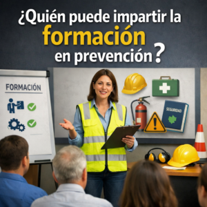 ¿Quién puede impartir la formación en prevención